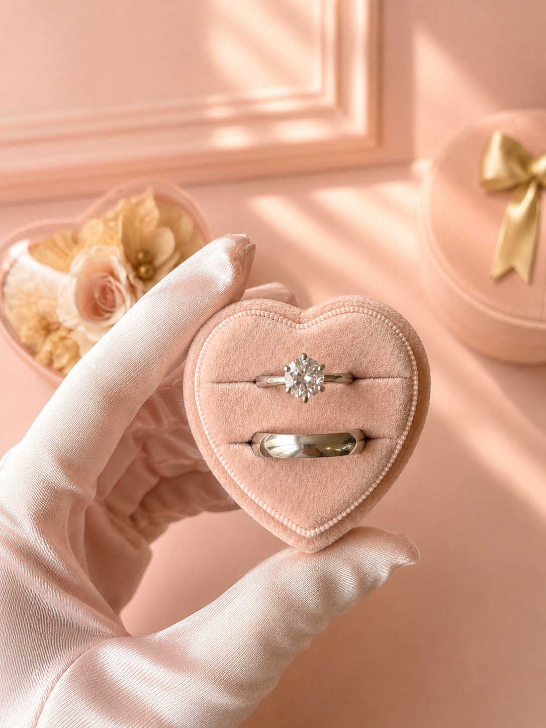Anillo de promesa corazón ✨