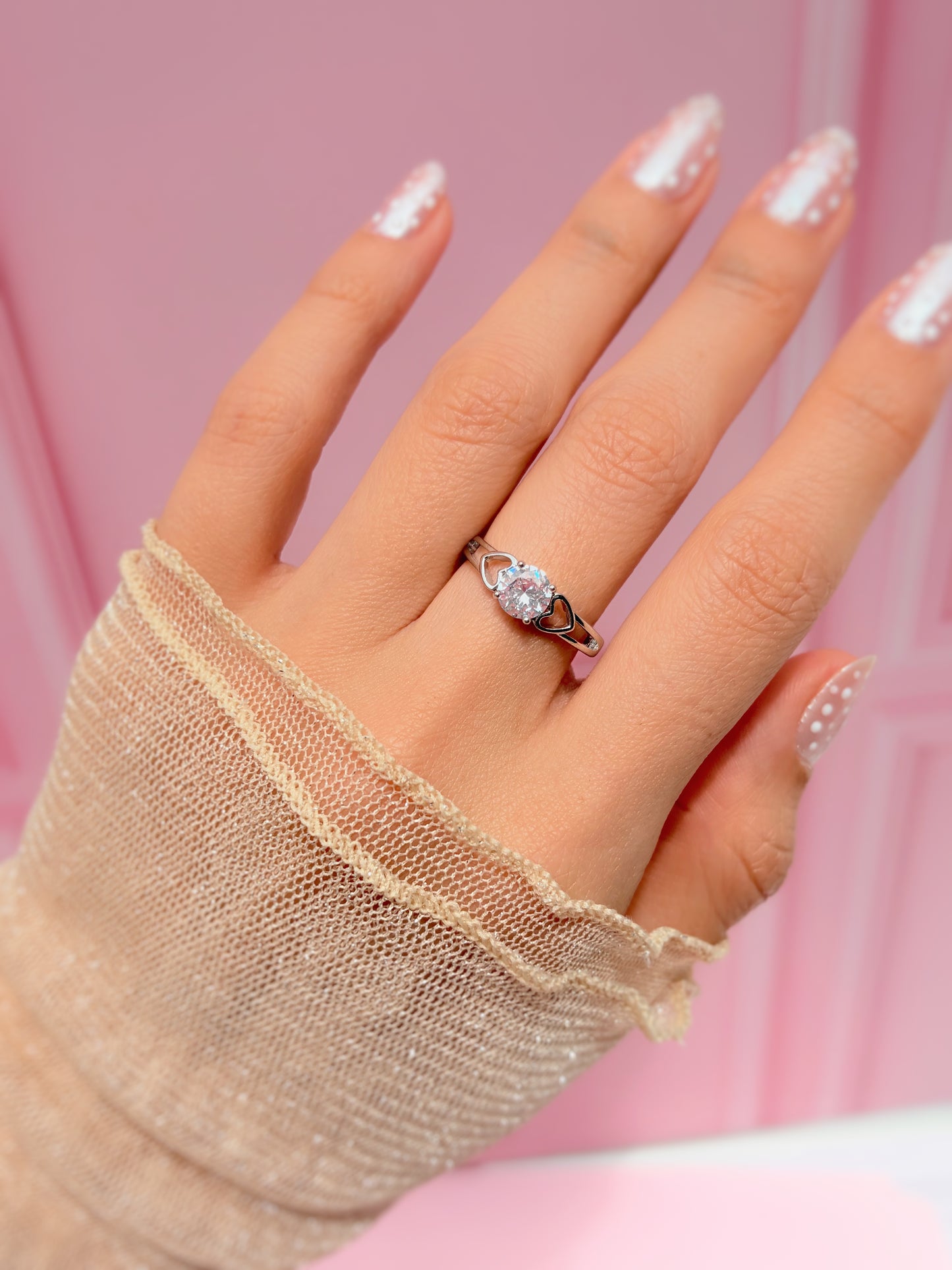 Anillo de promesa aquamarina✨