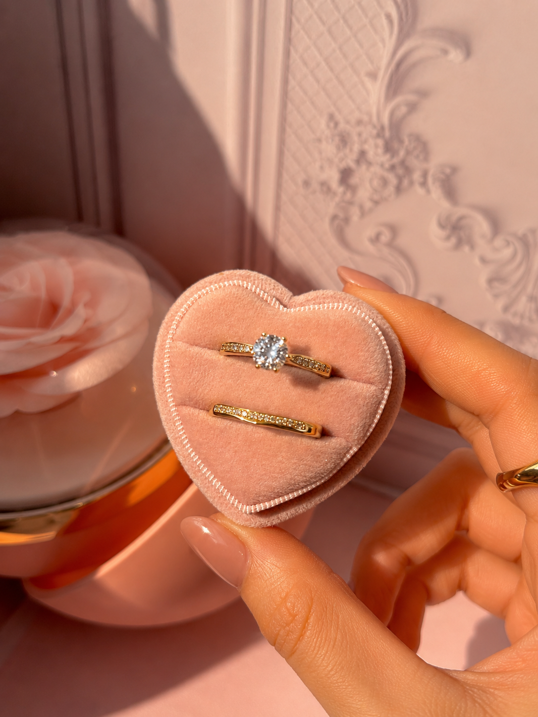 Anillo de promesa pareja cherry🪞✨
