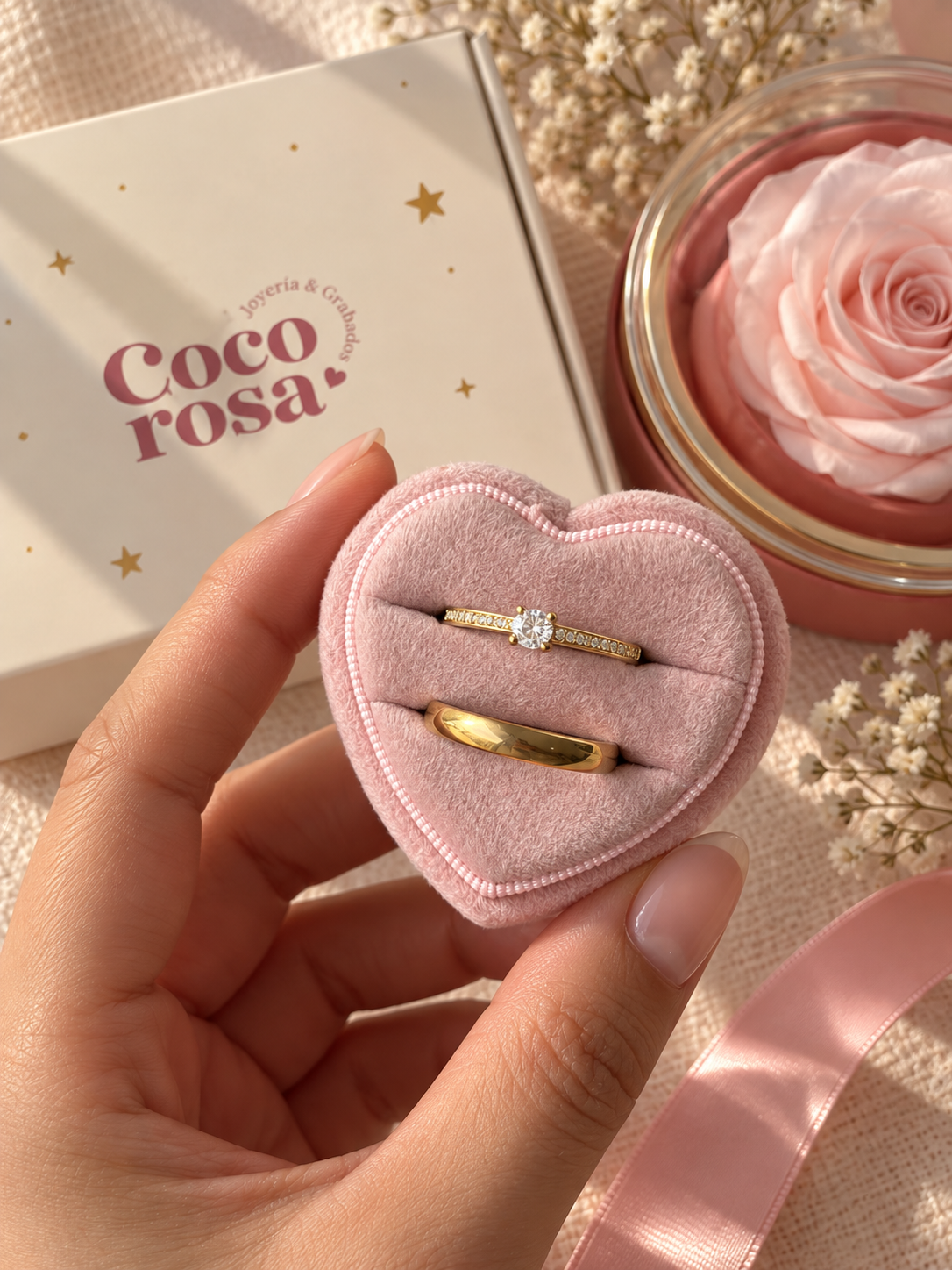 Anillo de promesa pareja 🤍✨