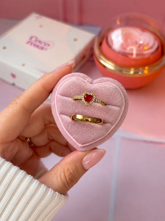 Anillo de promesa pareja Rose🌹✨