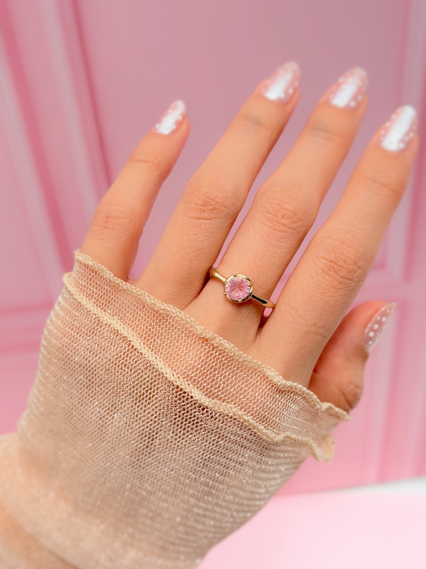 Anillo de promesa vida esmeralda✨