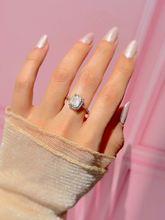 Anillo de promesa linda