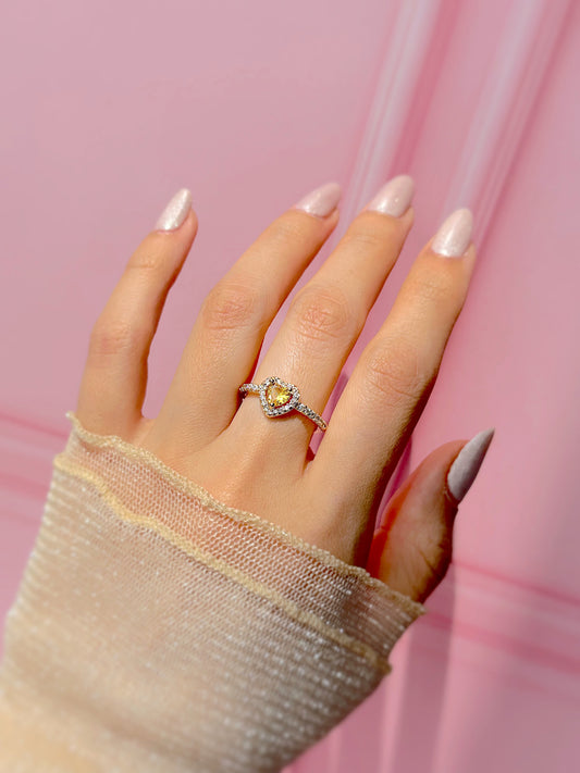 Anillo de promesa sol