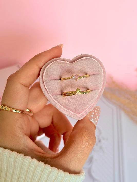 Anillo de promesa pareja amore💖