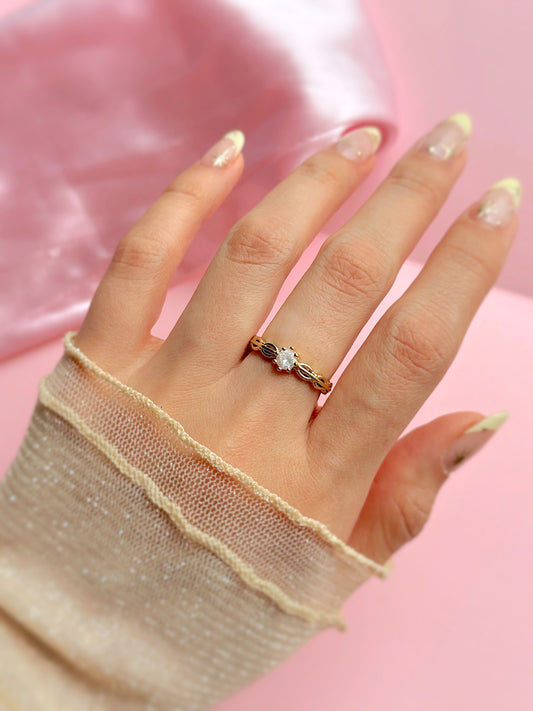 Anillo de promesa dulce