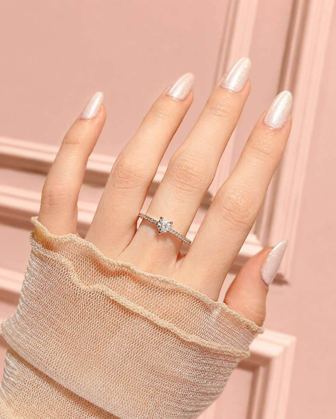 Anillo de promesa dulce