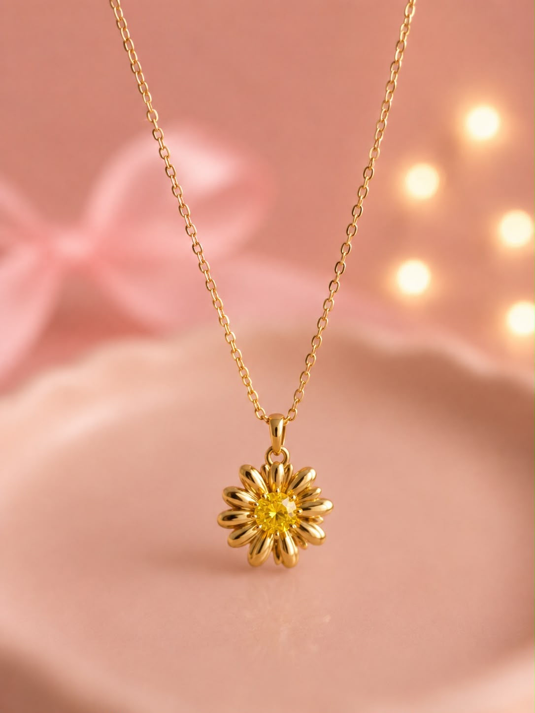 Cadena Flor amarilla 🌼
