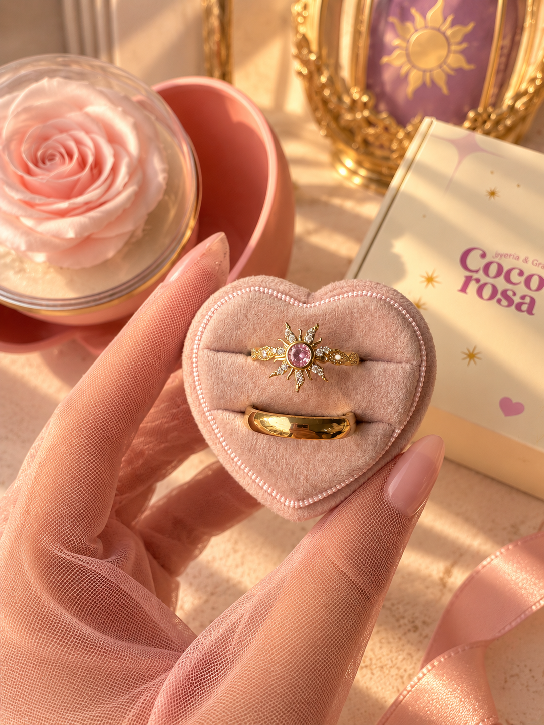 Anillo de promesa pareja rapu💗✨