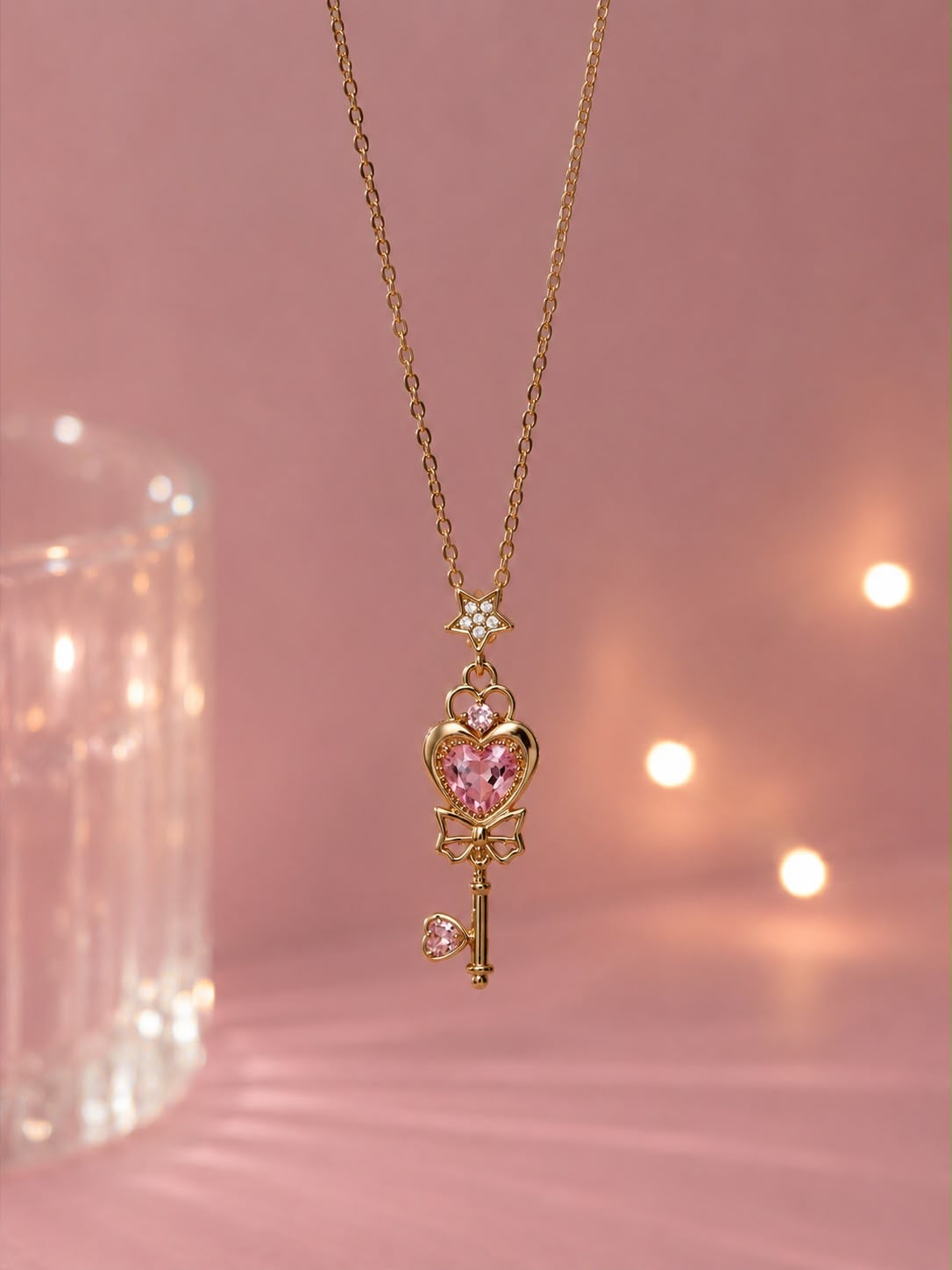 Cadena Llave Mágica 🔑💖