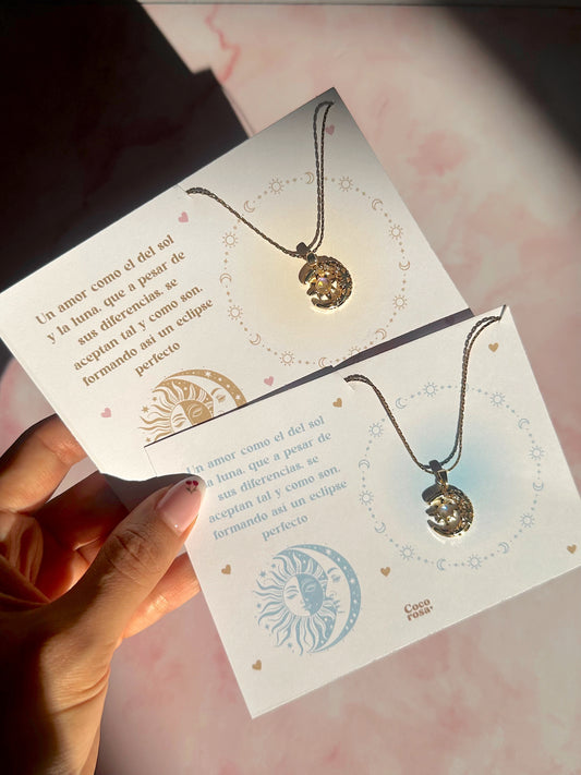 Set de cadenas Disney para mejores amigas Lunas🌙