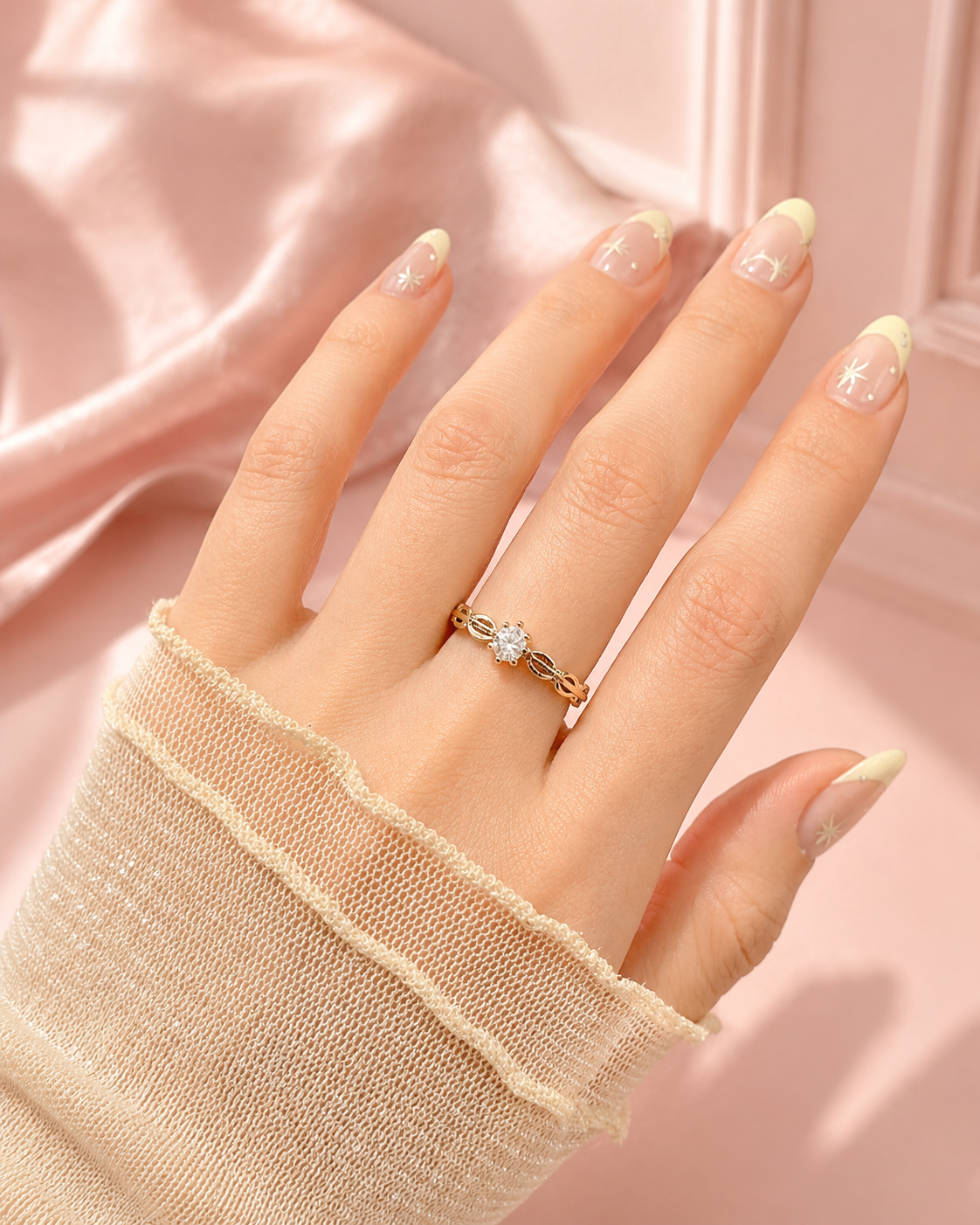 Anillo de promesa dulce