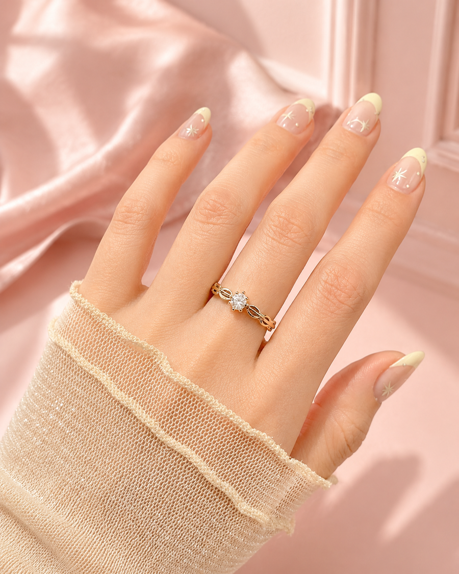 Anillo de promesa dulce