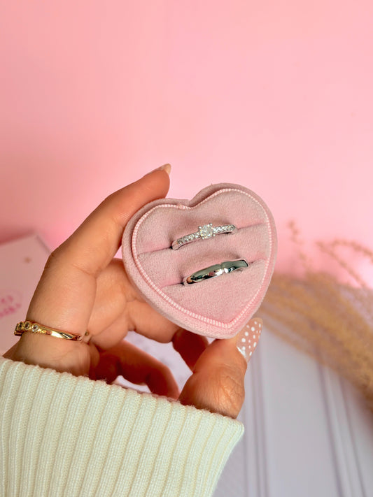 Anillo de promesa pareja cariño✨