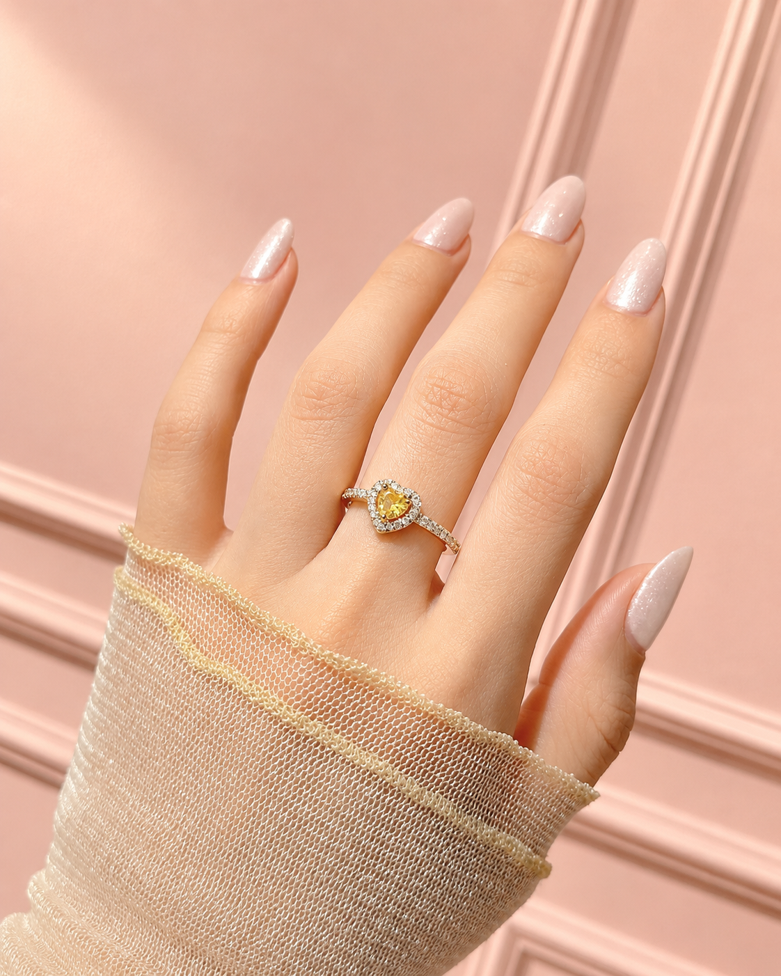 Anillo de promesa sol