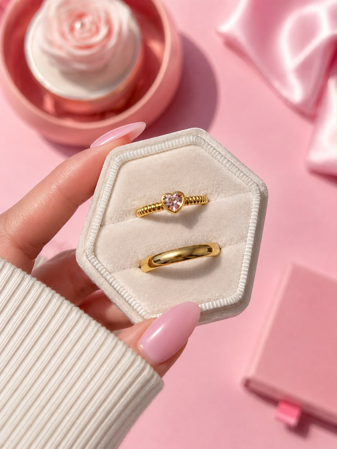 Anillo de promesa Pareja Encanto✨