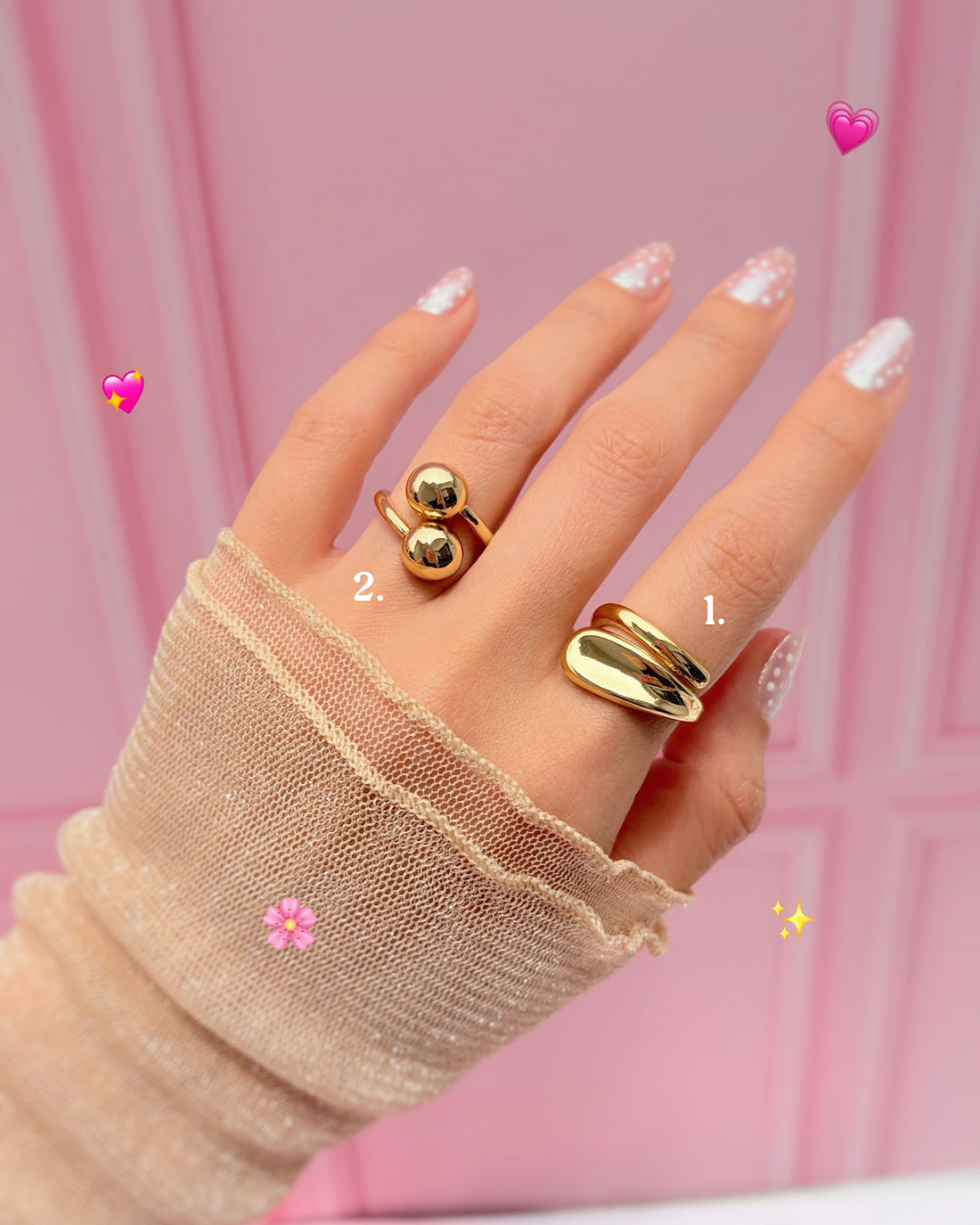 Anillo básico happy face