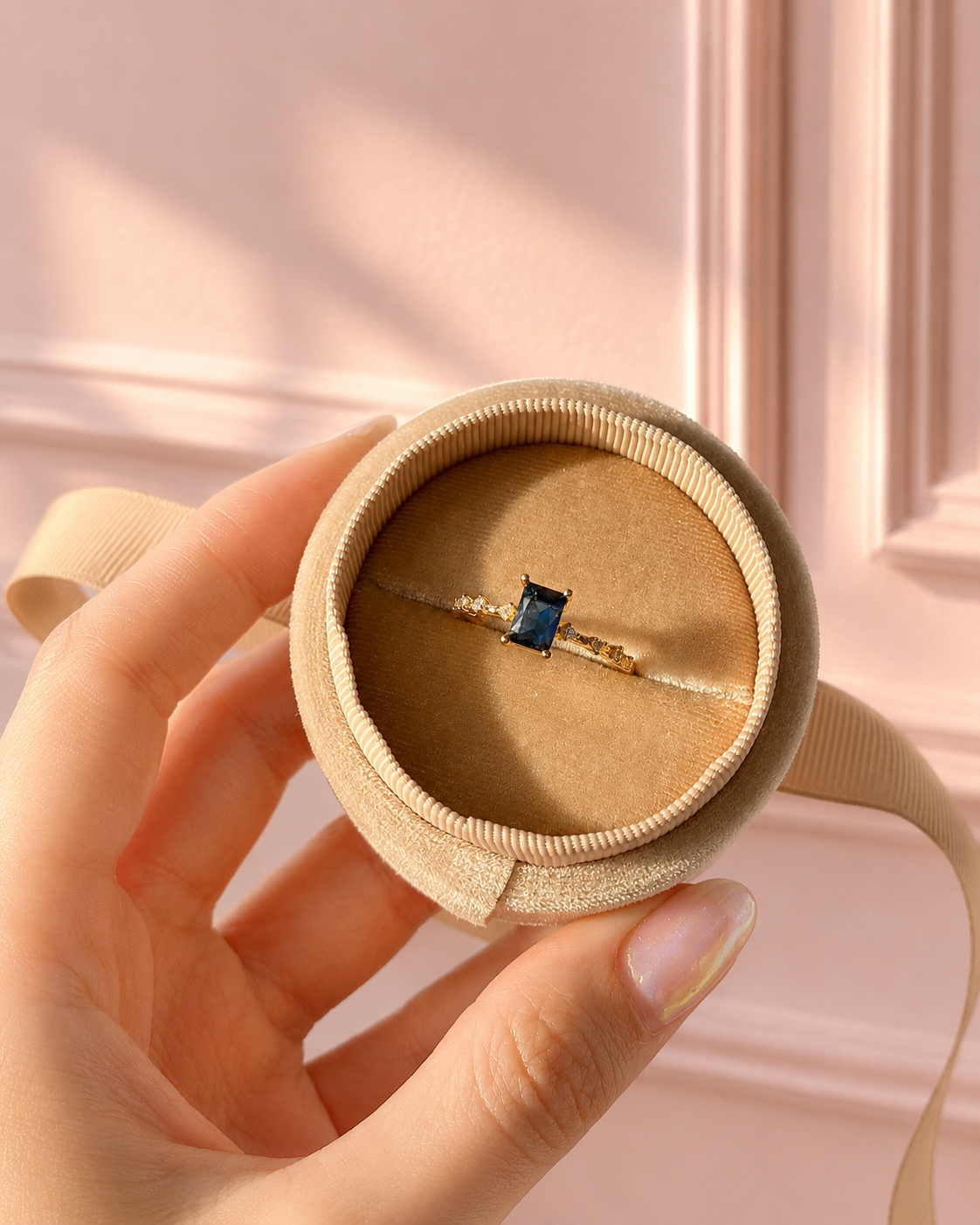 Anillo de promesa azulito✨
