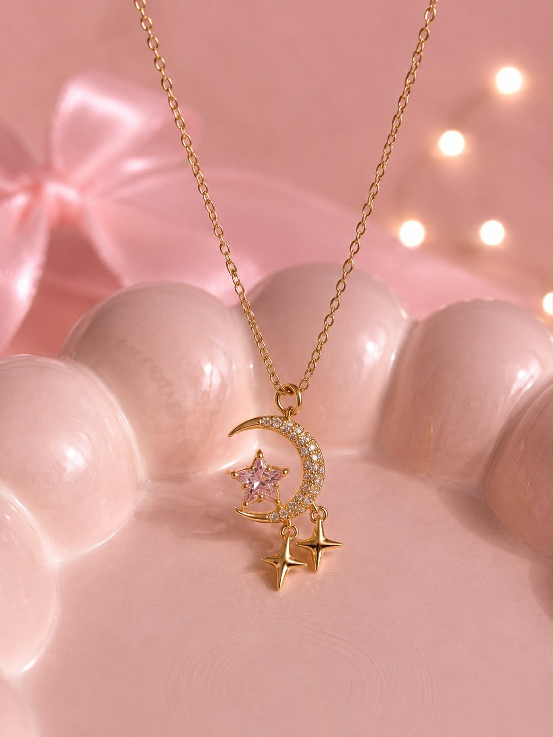 Cadena Luna estrellada 💫