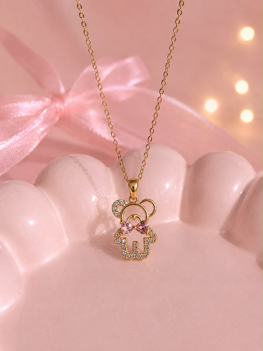 Cadena delicada Osito coqueto 🎀