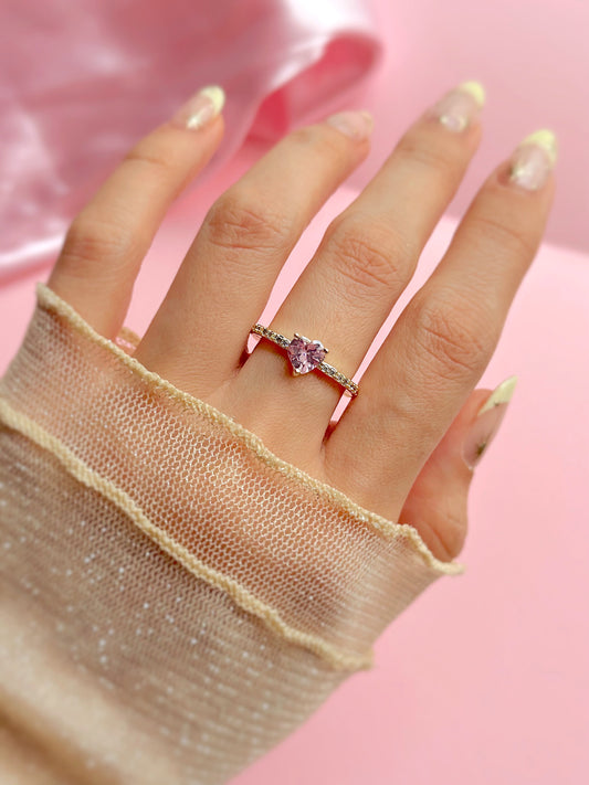 Anillo de promesa lindo
