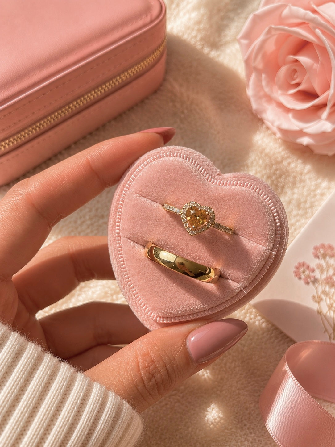 Anillo de promesa pareja pandora sol🌻✨