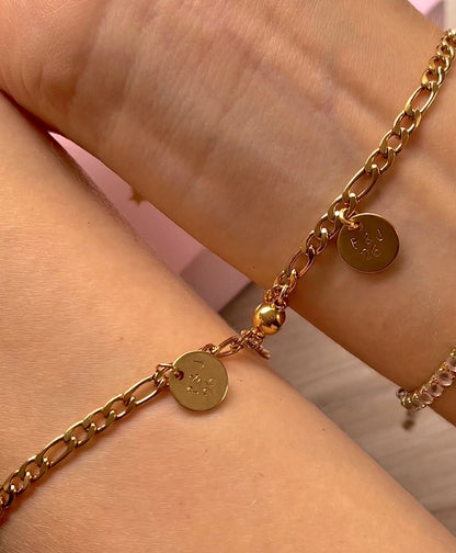 Pulsera de iman grabadas
