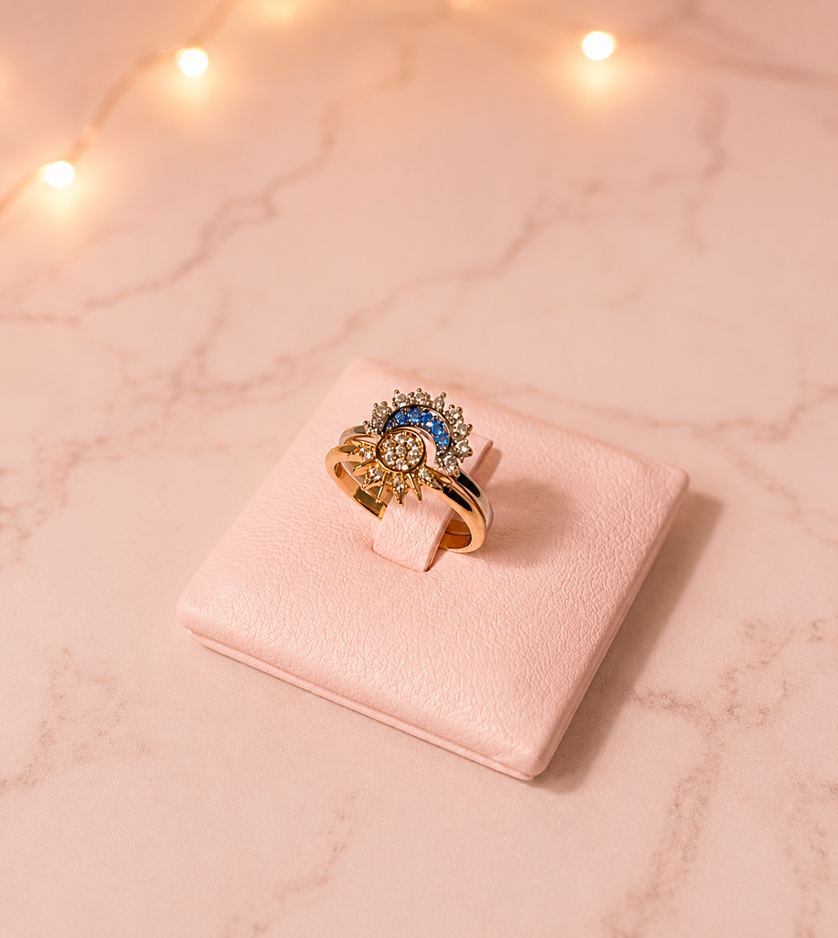 Set de anillos Disney para mejores amigas eclipse 🌙☀️