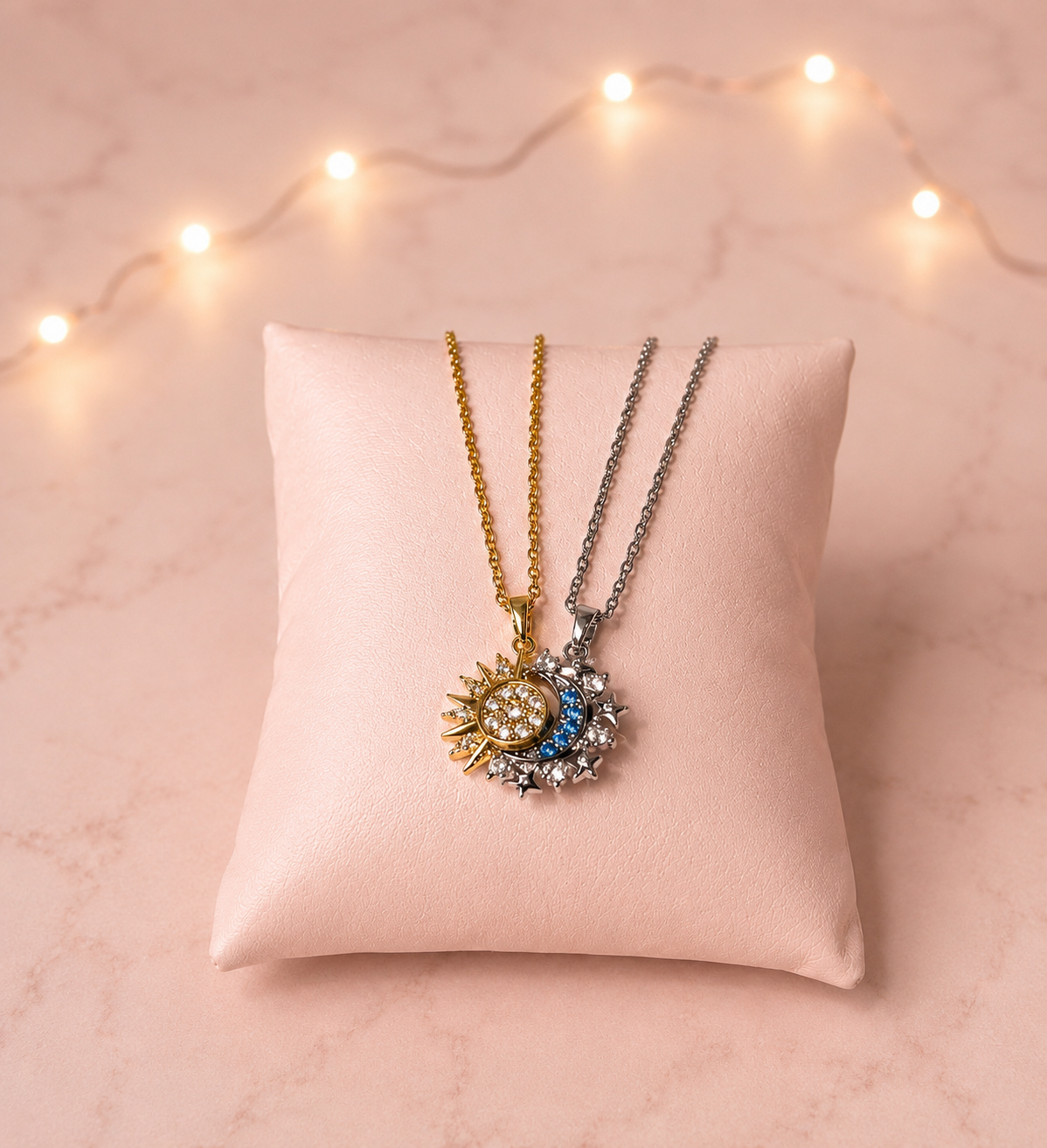 Set de cadenas Disney para mejores amigas eclipse 🌙☀️