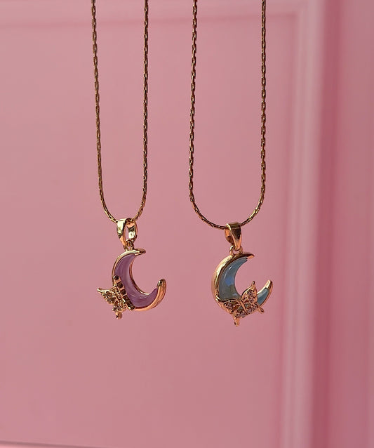 Set de cadenas Disney para mejores amigas Lunitas🌙☀️