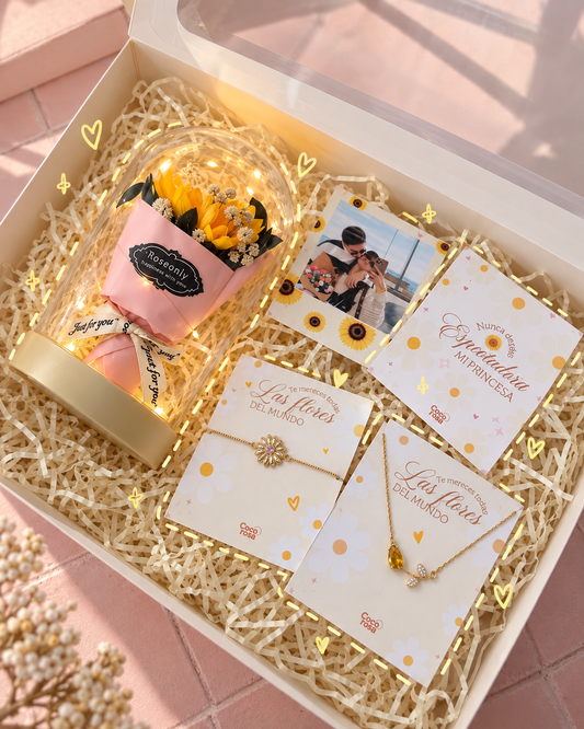 Cajita de flores amarillas de 2 productos 🌻💫 (copia)