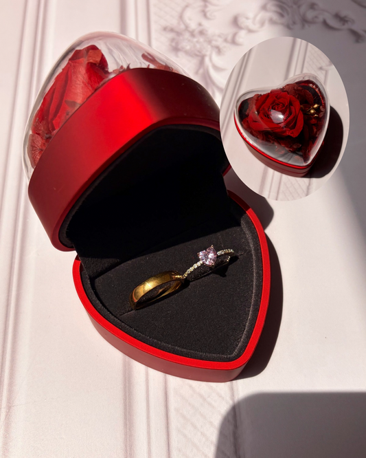 Cofre para anillo doble