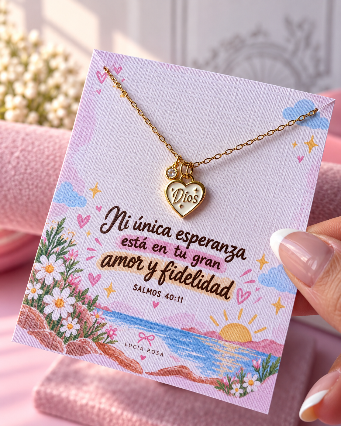 Cadena Dios corazón✨