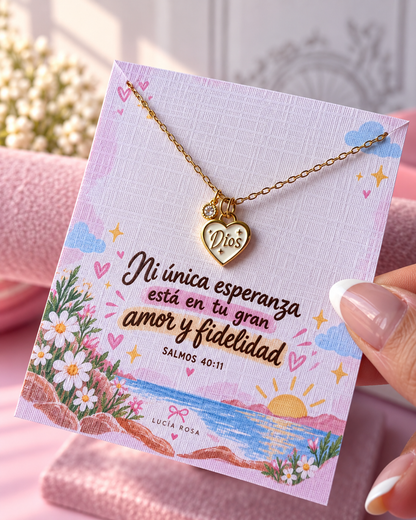 Cadena Dios corazón✨