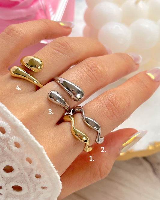 Anillos cool para el diario plata 925