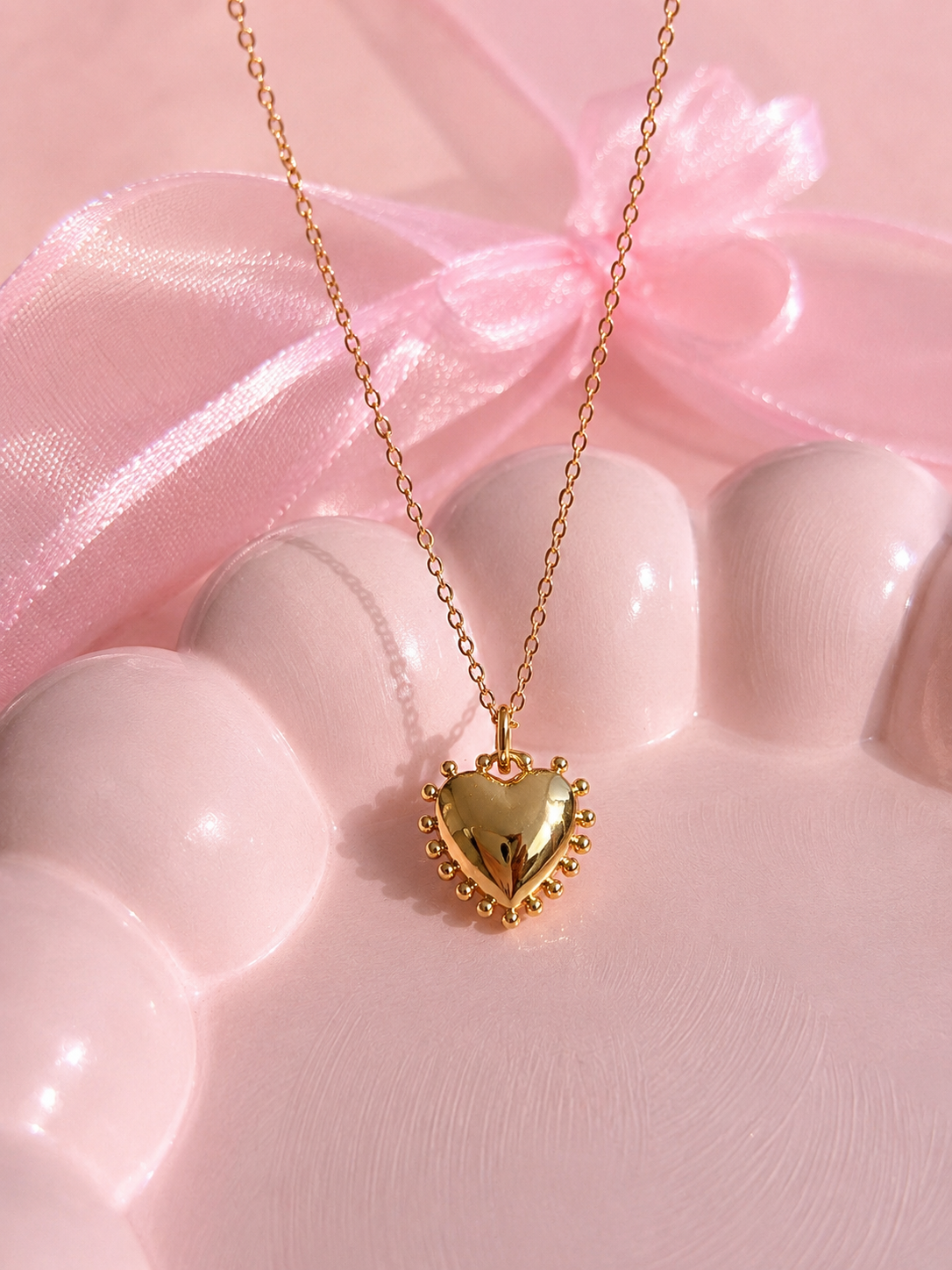 Cadena bonita corazón