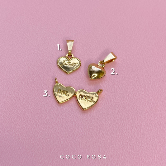 Dijes de corazón