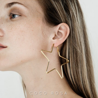 Aretes Hoops Star