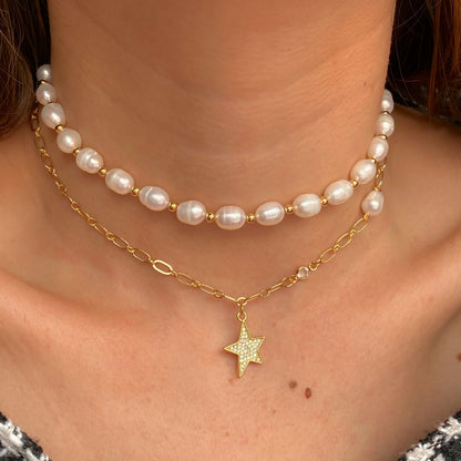 Cadena de perlas lovely