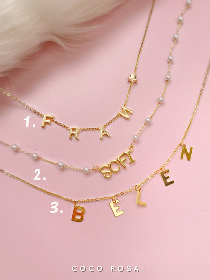 Cadenas personalizadas con nombres