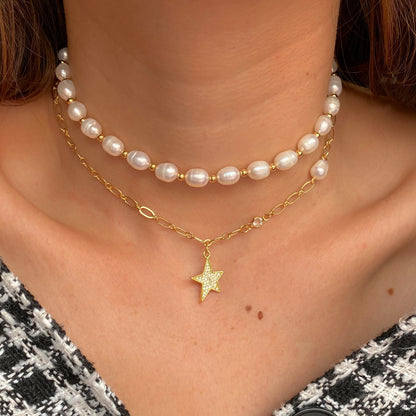 Cadena de perlas lovely